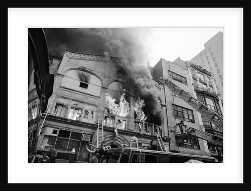 Burning Building by Anonymous