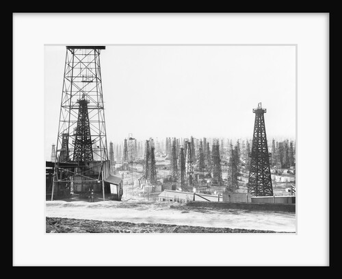 Signal Hill Oil Derricks by Anonymous