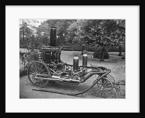Antique Fire Engine by Anonymous