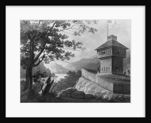 Blockhouse At West Point, 1802, Painting by Anonymous