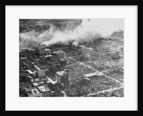Aerial View of Earthquake Damage by Anonymous