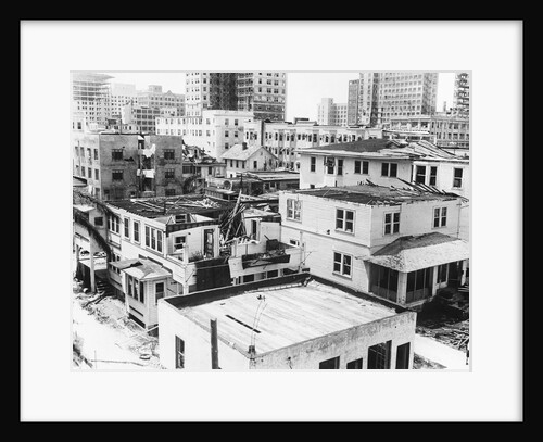 Houses W/Broken Windows & Damaged Roofs by Anonymous