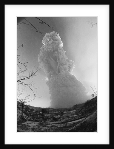 El Chichon Volcano in Mexico Erupting by Anonymous