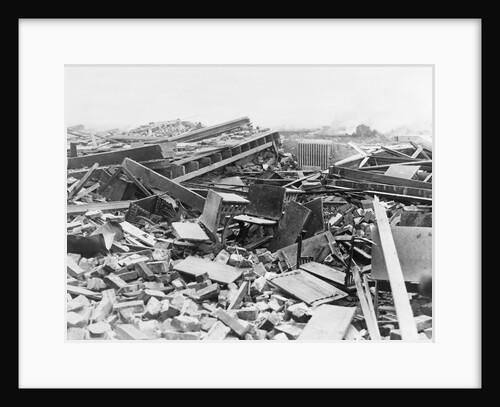 Schoolroom Destroyed By Tornado by Anonymous