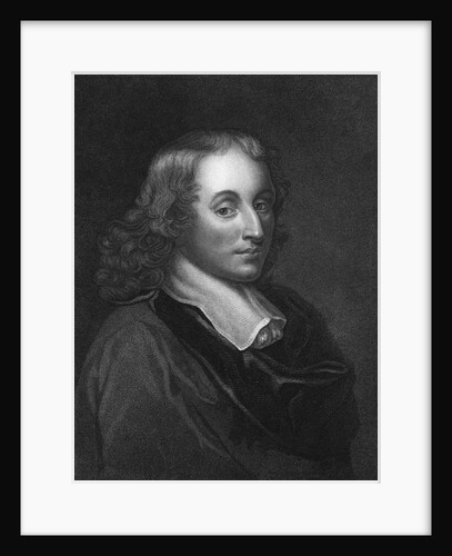 Blaise Pascal Engraving by Henry Hoppner Meyer