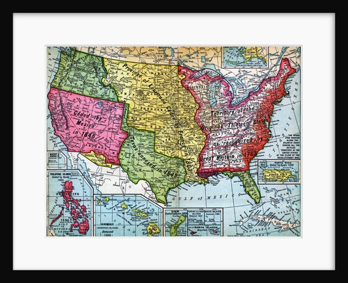 Map of United States Expansion by Anonymous