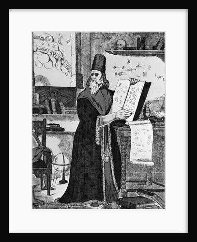 Portrait of Nostradamus Prophesying by Jean C. Pellerin