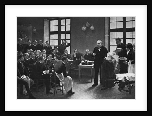A Clinical Lesson at the Salpetreire by Pierre Andre Brouillet
