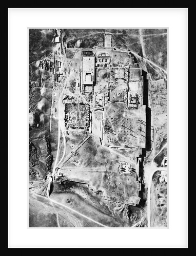 Aerial Of The Ruins Of Persepolis by Anonymous