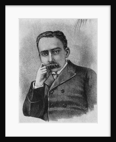 Lithograph; Jose Marti Cuban Patriot by Anonymous