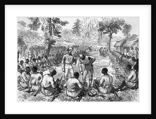 Scene From The Ashanti War  - Illus by Anonymous