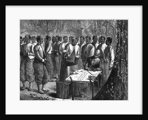 Ashanti War, Paying West Indian Regiment by Anonymous