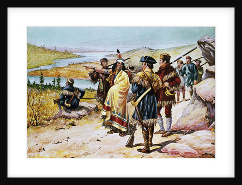 Sacajawea Guiding the Lewis And Clark Expedition by Alfred Russell