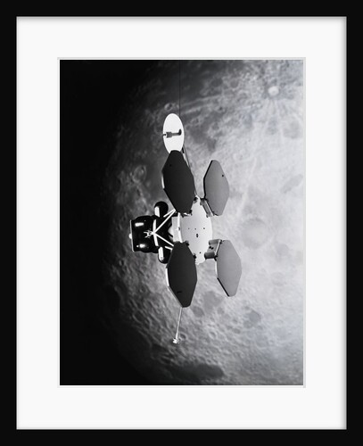 Orbital Camera above Moon by Anonymous