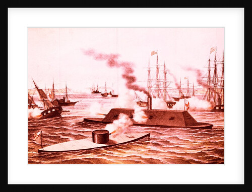 The Monitor and the Merrimac by Anonymous