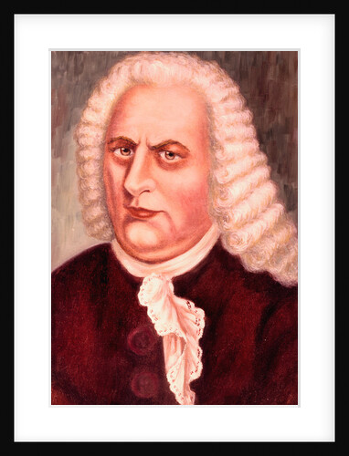 Johannes Sebastian Bach; Painting by Anonymous