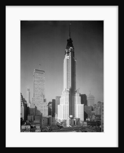 Chrysler Building Under Construction by Anonymous