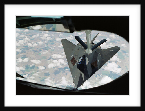 Stealth Bomber Refueling Over Kansas by Anonymous