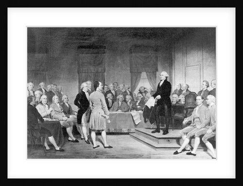Signing Of The Constitution Of The Us by Anonymous
