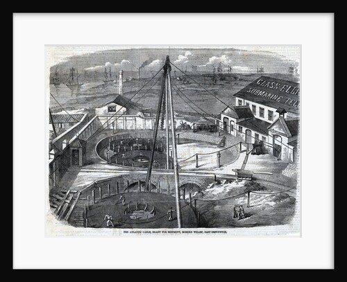 Illus Of Atlantic Cable Ready For Shippi by Anonymous