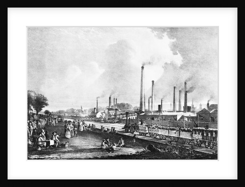 Gen View Railway Travels Past Spectators by Anonymous