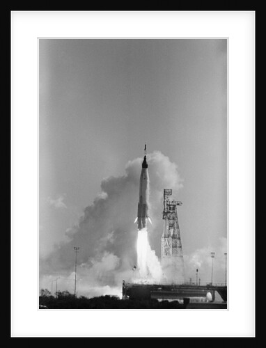 Mercury-Atlas 6 Launches W/Smoke Cloud by Anonymous