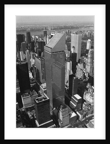Aerial View of Manhattan Skycrapers by Anonymous