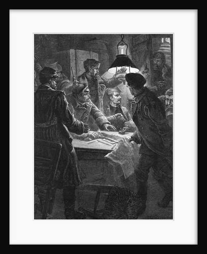 Russian Nihilist Conspirators/Engraving by Anonymous
