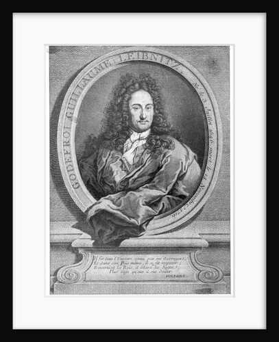 Bust Of Baron Gottfried Wilhelm Leibniz by Anonymous