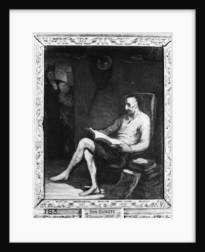 Don Quixote Reading A Novel/Painting by Anonymous