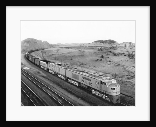 Overhead View of Large Freight Train by Anonymous