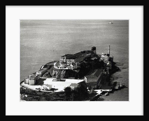 Aerial View of Alcatraz Island by Anonymous