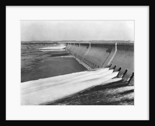 Assuan Dam on the Nile River by Anonymous