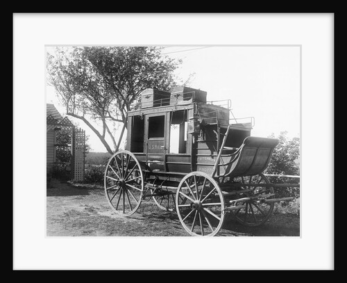 Stagecoach for Delivering Mail by Anonymous