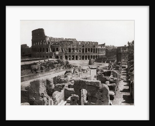 Roman Colosseum and Surrounding Ruins by Anonymous