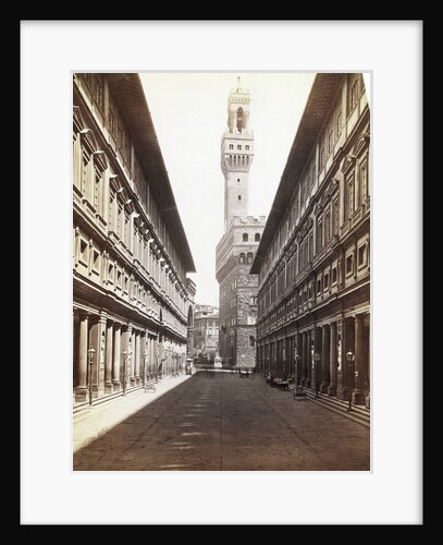 Uffizi Palace and Palazzo Vecchio Campanile by Anonymous