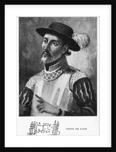 Portrait of Juan Ponce de Leon by Anonymous