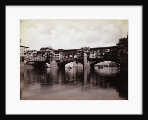 Ponte Vecchio over the River Arno in Florence by Anonymous
