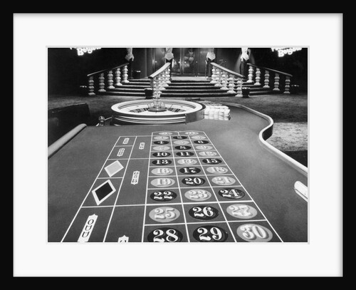 Roulette Table by Anonymous