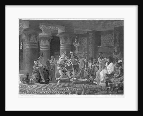 Royal Recreation in Ancient Egypt- Engr by Anonymous