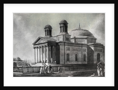 Illustration of Cathedral in Baltimore by Anonymous