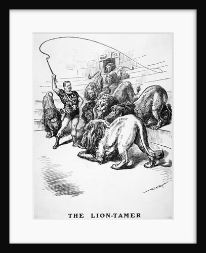 The Lion-Tamer Political Cartoon by Anonymous