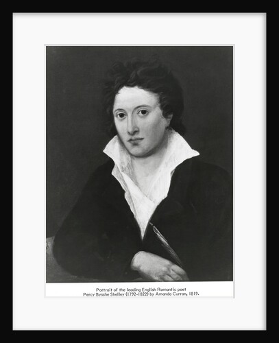 Portrait of Percy Bysshe Shelley by Anonymous