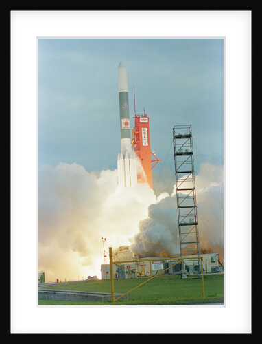 Delta Rocket at Liftoff by Anonymous