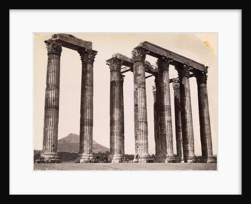 Low Angle Ruins of Corinthian Columns by Anonymous