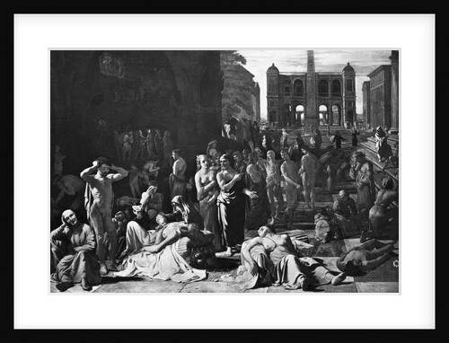 Athenian Plague by Nicolas Poussin
