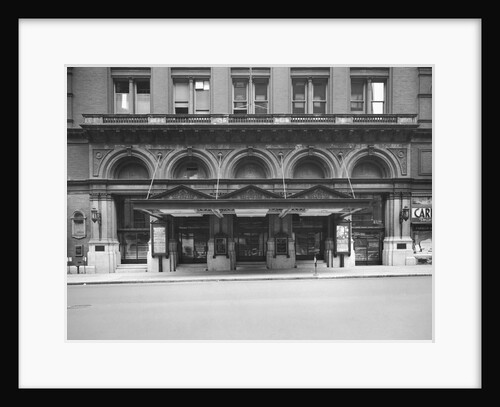 Carnegie Hall Entrance  - Exterior View by Anonymous