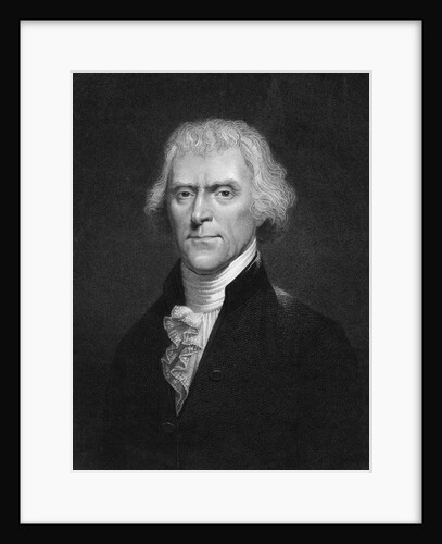 Thomas Jefferson Head/Shoulders Portrait by Anonymous