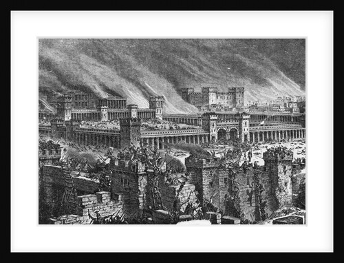 Destruction of Jerusalem - Illustration by Anonymous