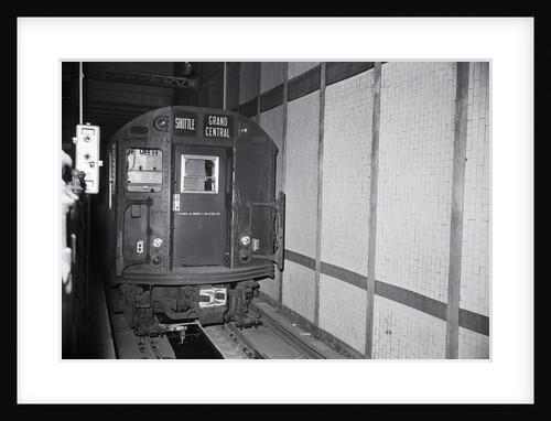 Unmanned Subway Train in Tunnel by Anonymous